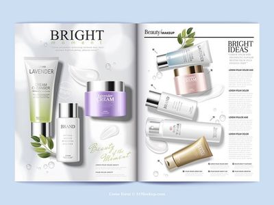 白色簡(jiǎn)約時(shí)尚護(hù)膚套裝 綠色植物提取的自然之美