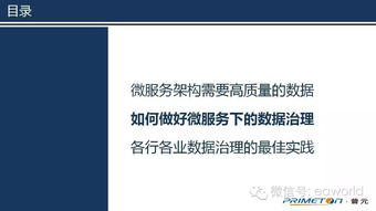 微服務(wù)架構(gòu)下的數(shù)據(jù)治理 構(gòu)建高效可靠的數(shù)據(jù)處理服務(wù)